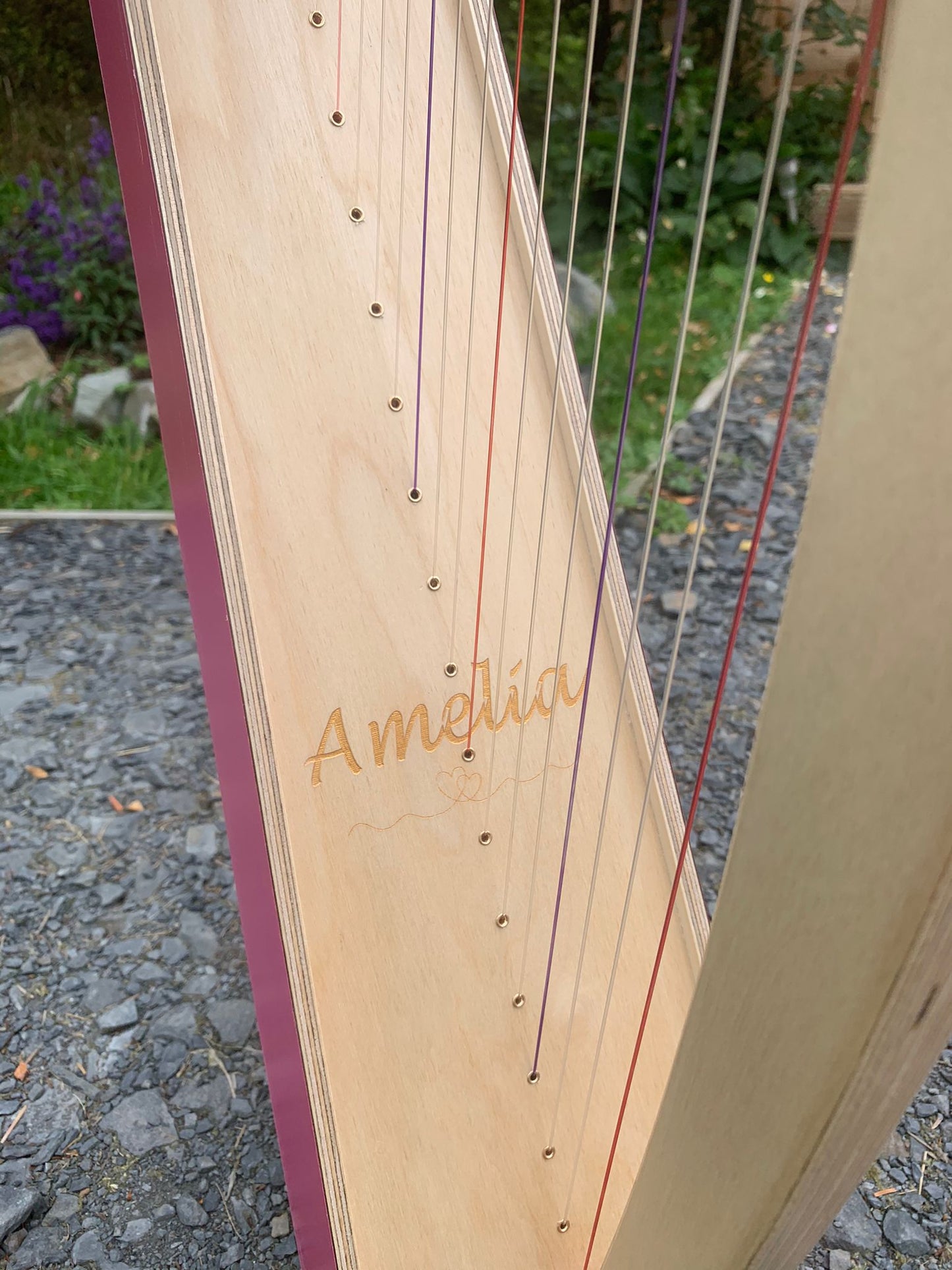 Personalisation of Your Derwent Harp