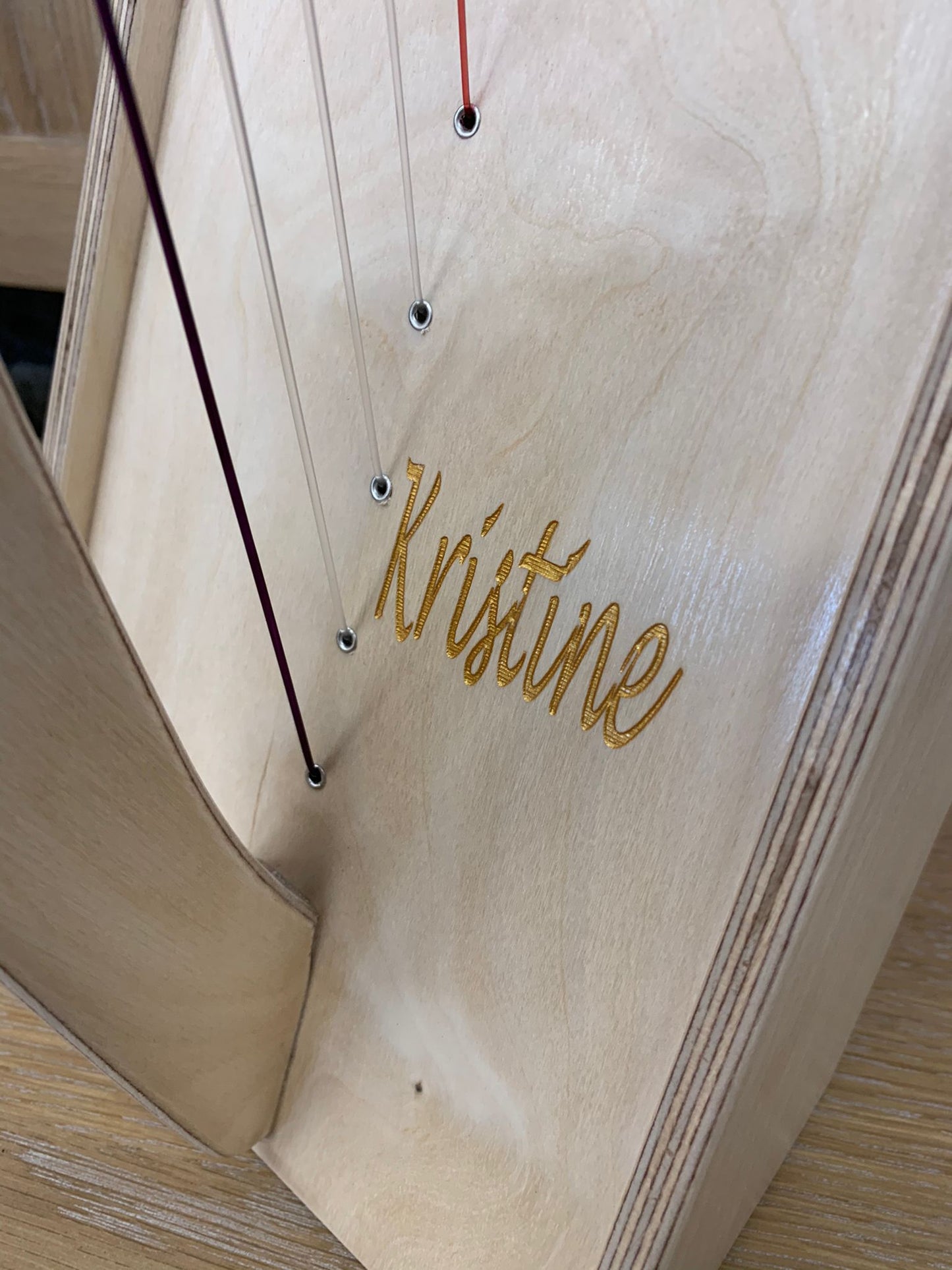 Personalisation of Your Derwent Harp