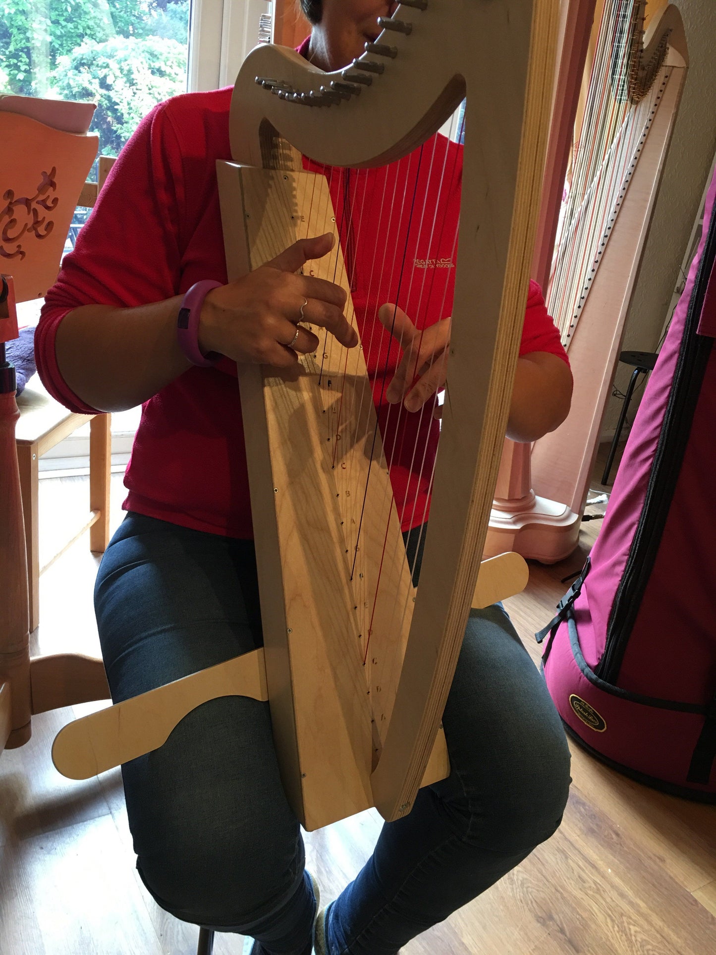 Personalised Lap Bar for Adventurer 20 / Discovery 16 (or any small harp)