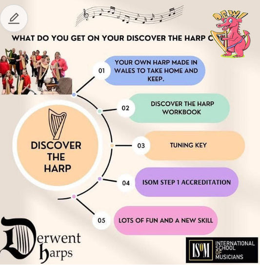 Discover The Harp ,  Upcoming Workshops (Event Leaflet)