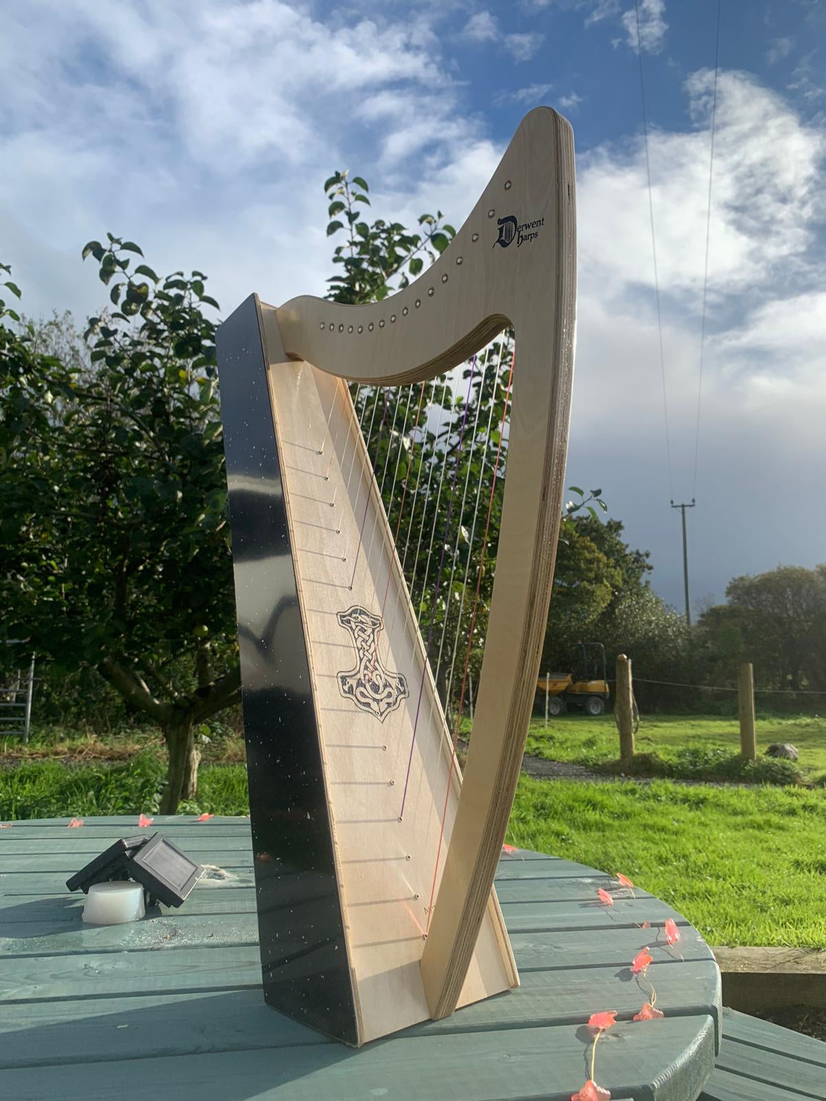 Discovery 16 Norse Mythology Harp | Handcrafted Travel/lLap Harp