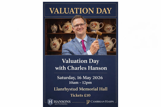 Antique Valuation Day with Charles Hanson - 16/05/2026 10am - 12 noon