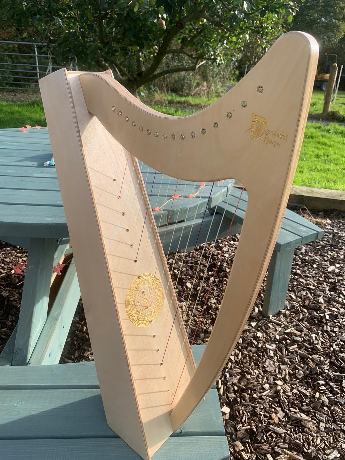 パーツ harp Discovery 16 Norse Mythology Harp | Handcrafted Travel/lLap Harp