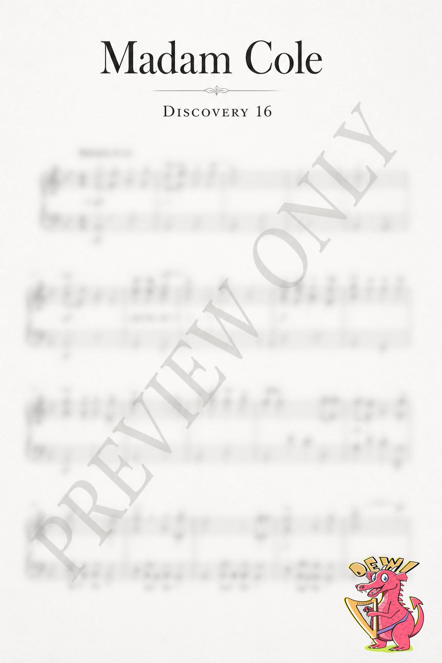 Madam Cole for the discovery 16 harp 