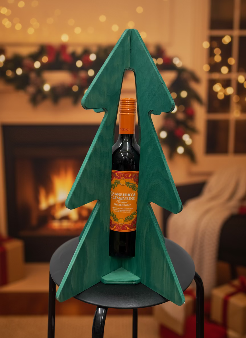 Christmas Tree Bottle Holder