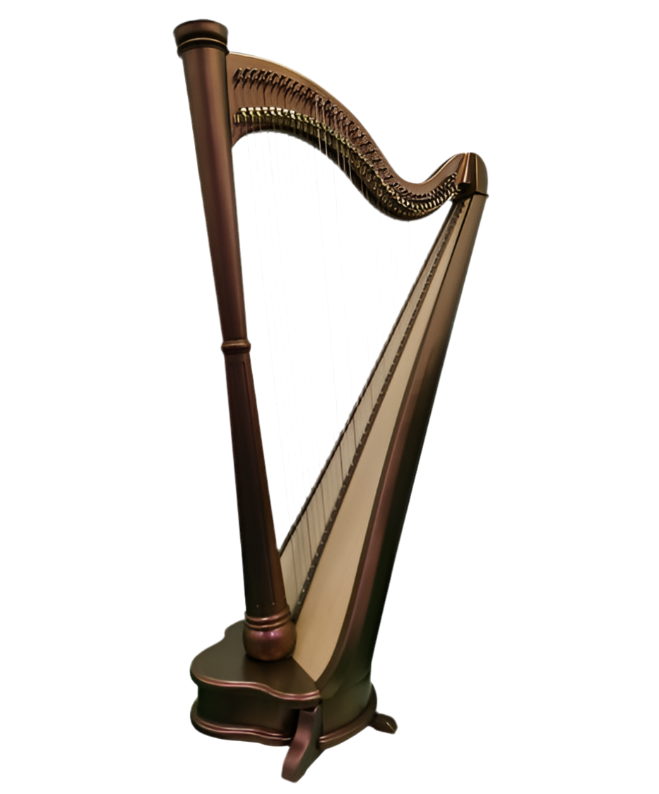 Princess Royale 40-string lever harp by Harfenland 
