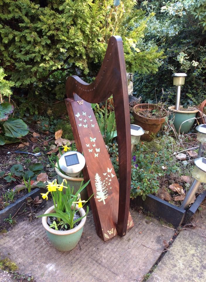 Derwent Harps Adventurer 20 in Natural Wood Finishes Made in England   derwent harps.myshopify.com