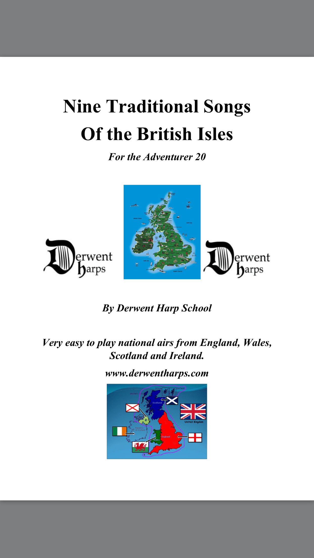 Nine Traditional Songs of the British Isles for the Adventurer 20