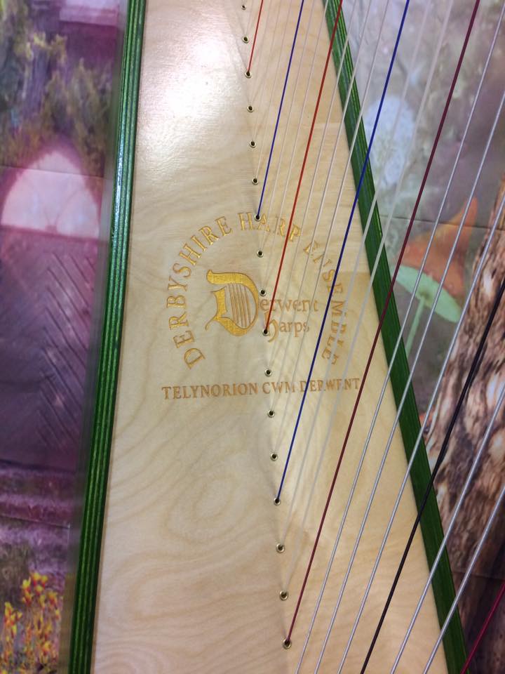 Derwent Harps Explorer 34 Made in Wales in Natural Wood Stain Finishes