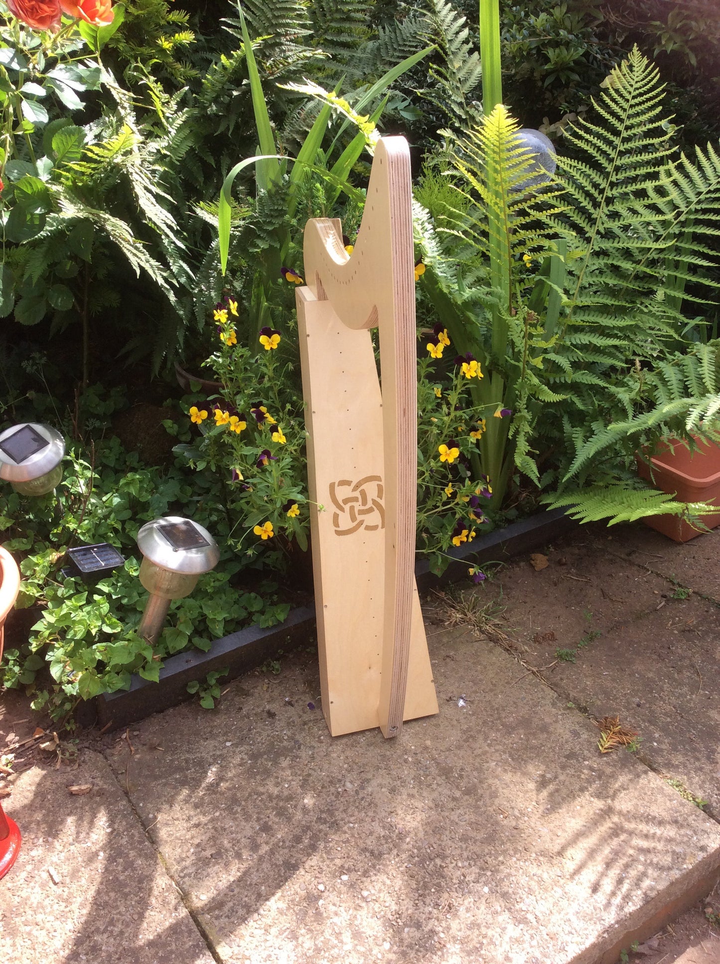 Derwent Harps Adventurer 20 in Natural Wood Finishes Made in England   derwent harps.myshopify.com