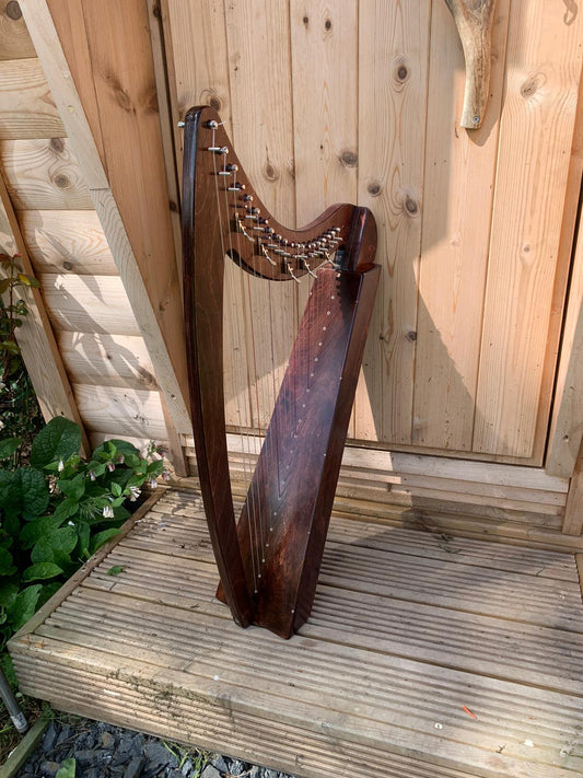 Derwent Harps Adventurer 20 with F and C Levers  in Natural Wood Finishes Made in Wales