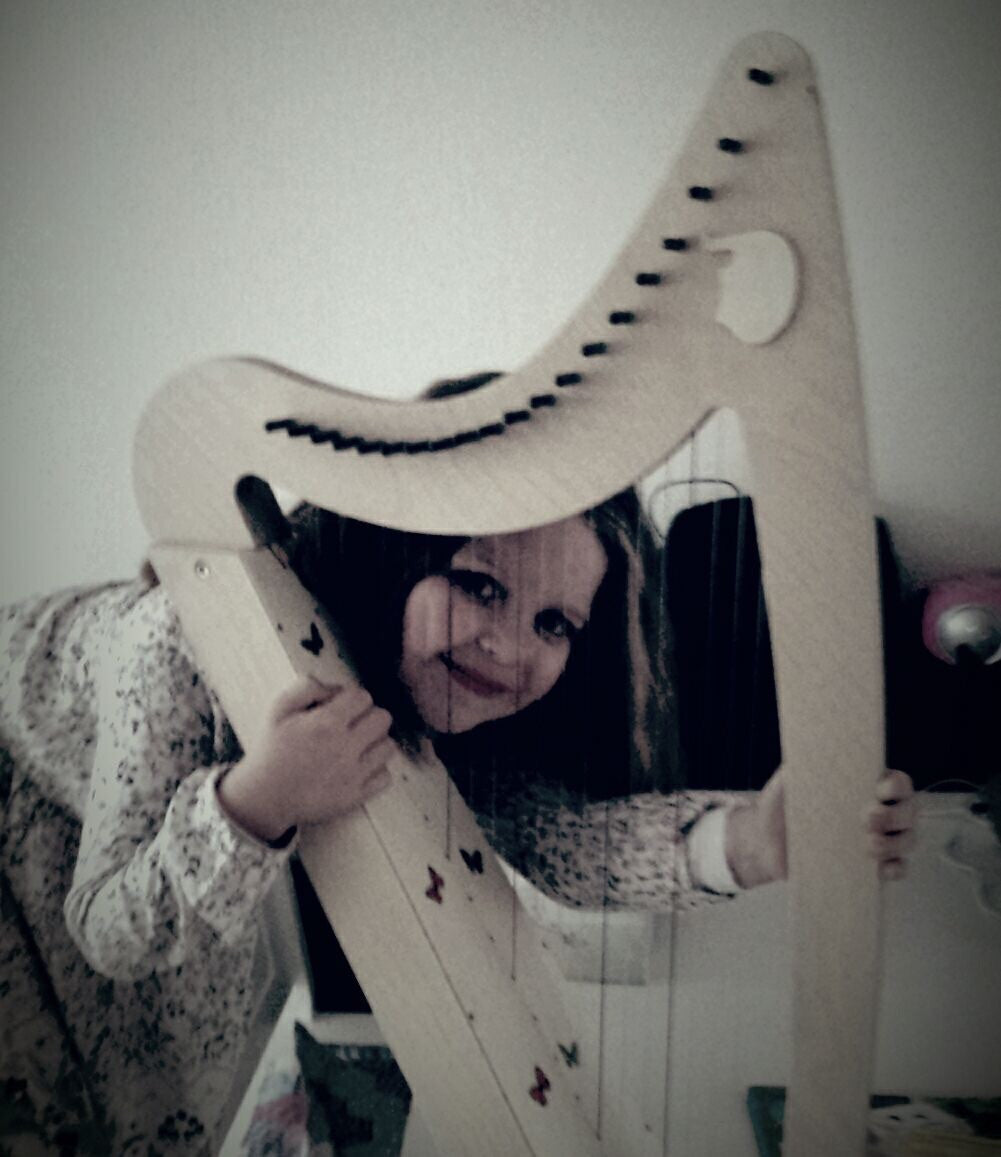Derwent Harps Adventurer 20 in Natural Wood Finishes Made in England   derwent harps.myshopify.com