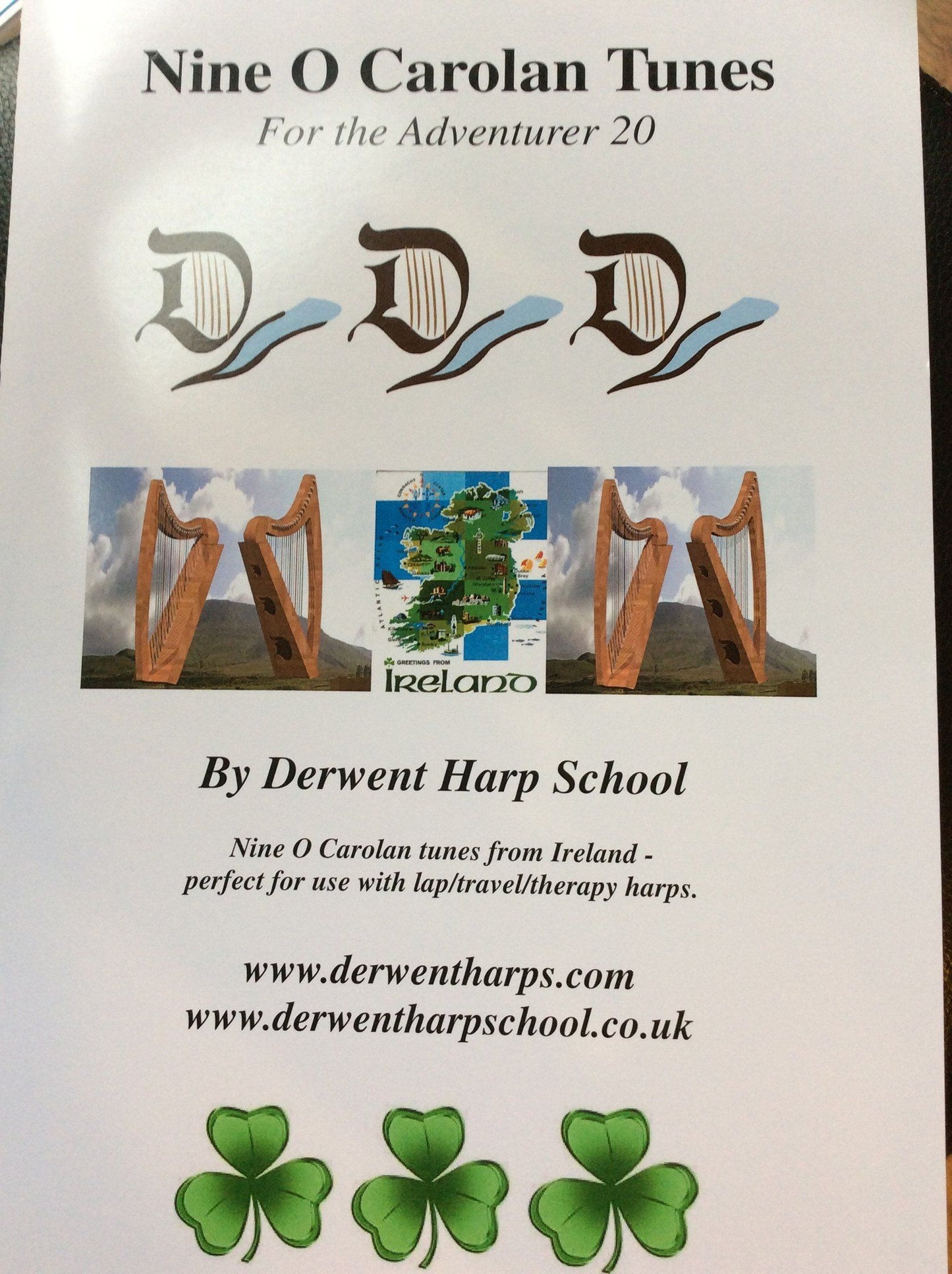 Nine O Carolan Tunes for the Adventurer 20  - by Derwent Harp School