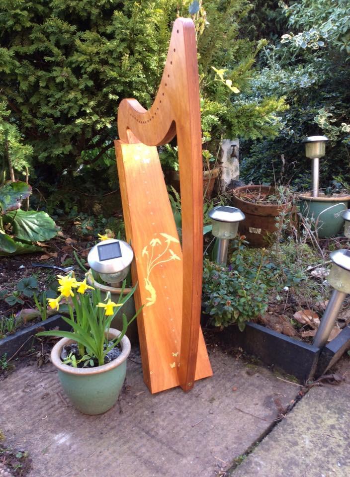 Derwent Harps Adventurer 20 in Natural Wood Finishes Made in England   derwent harps.myshopify.com